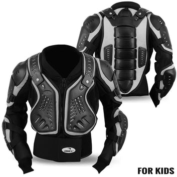 Kids Junior Motorcycle Spine Protector Guard Child Jacket Motorbike Body Armour