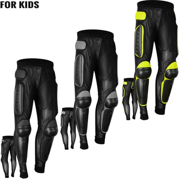Kids Junior Body Armour Motorcycle Trousers Snowbaord Skating Pant MX Protection
