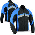 Mens Motorcycle Waterproof Cordura Textile Jacket Motorbike CE Armours