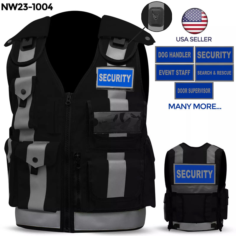 Hi Viz Green Tactical Vest Security Enforcement CCTV, Dog Handler, Press, Event