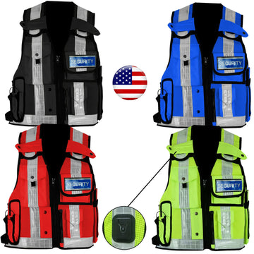 NEW Hi Viz Tactical Vest Security Enforcement CCTV Dog Handler Top Quality