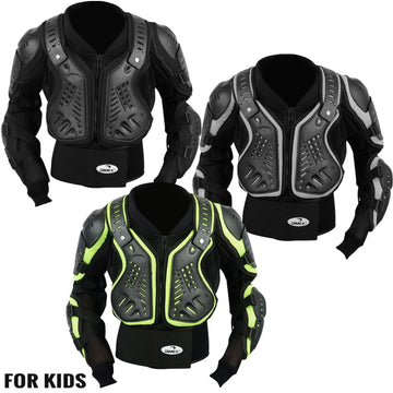Kids Junior Motorcycle Spine Protector Guard Child Jacket Motorbike Body Armour