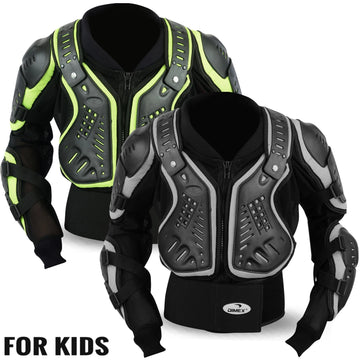 Kids Junior Motorcycle Spine Protector Guard Child Jacket Motorbike Body Armour
