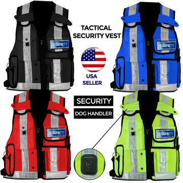 NEW Hi Viz Tactical Vest Security Enforcement CCTV Dog Handler Top Quality